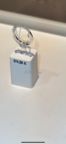 Bague or blanc diamant 