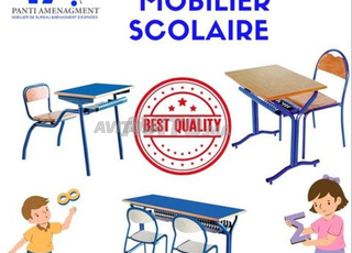 Table pupitre double places scolaire prix usine