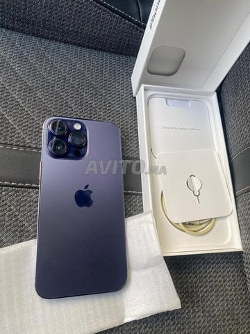  iphone 14 pro max 128gb avec boîte et câble 