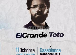 2 tickets el grande toto casablanca