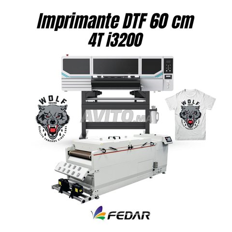 طابعة DTF 60 سم 4 رؤوس إبسون I3200 فيدار