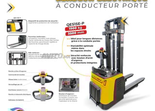 Gerbeur Électrique à Conducteur Porté – QES15E-P
