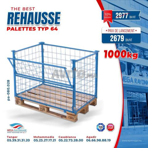 Rehausse palette type 64 – 1000kg