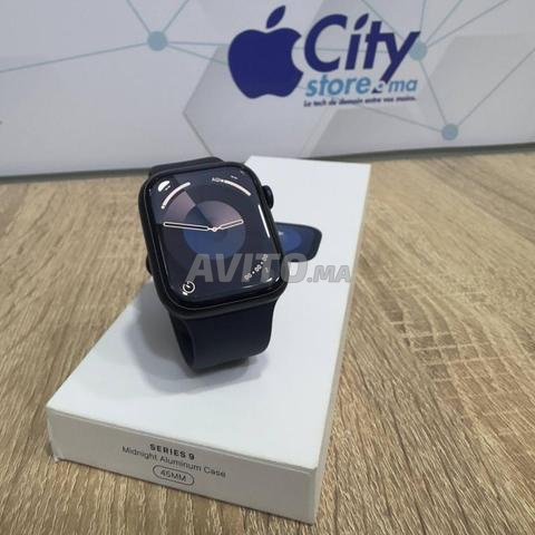 ساعة آبل ووتش سيريس 9 بحجم 45 مم كالجديدة