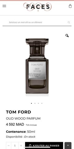 Parfum authentique TOM FORD OUD WOOD