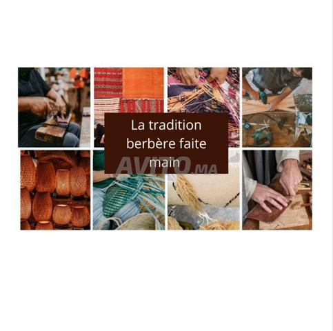 Tapis moyen de traditions berbère fait à la main - 2