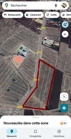 ارض للبيع بجمعة مليلة