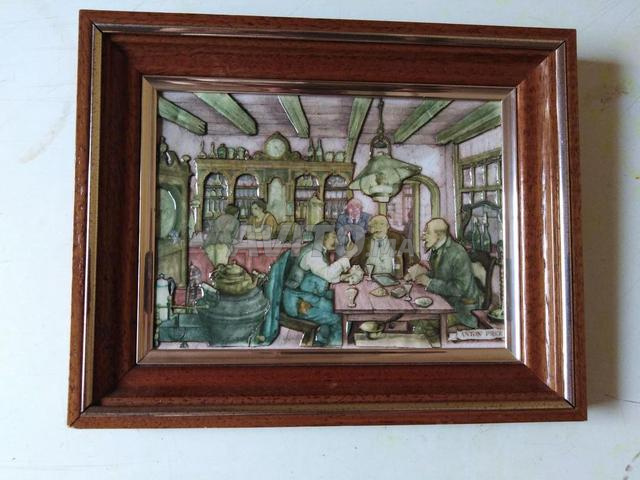 Les joueurs de cartes vintage célèbre Anton pieck,