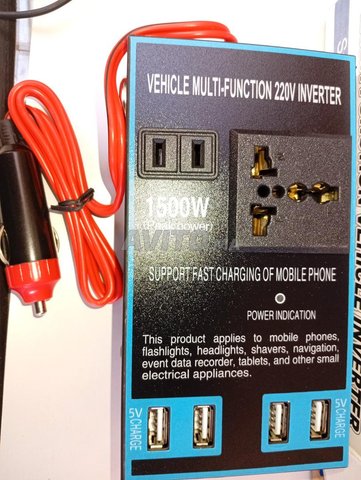 Convertisseur 12--->220 volts pour voiture