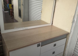 chambre à coucher, bois massif chêne