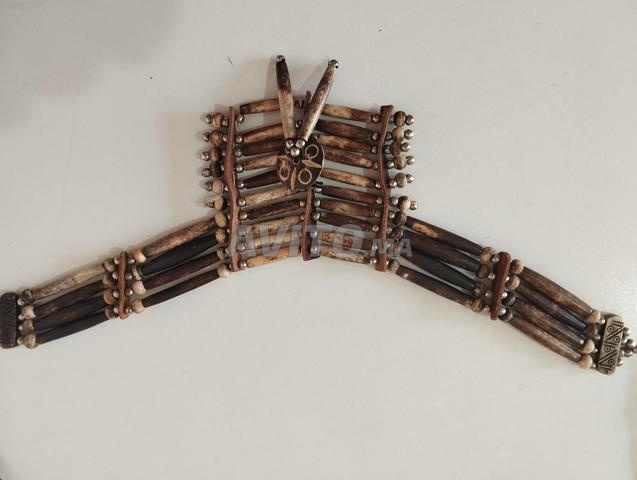 عقد شوكر تقليدي من عظم طبيعي ستايل الهنود الحمر 