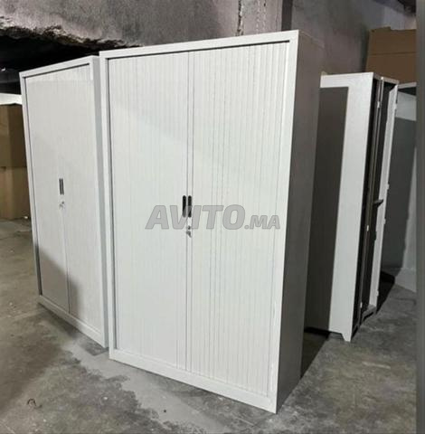 Armoire métallique porte battante\rideau\coulisse - 2