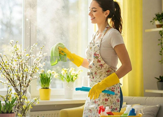 Femmes de ménage expérimentées en nettoyage, cuisine et rangement