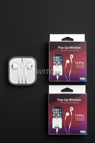 Écouteurs iPhone neufs, son clair 69 DH  