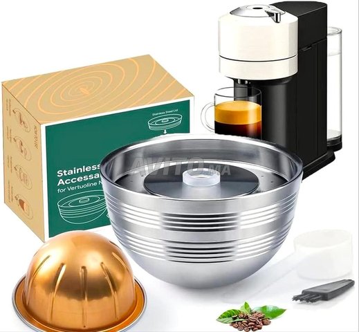 ☕Capsule Café Nespresso Vertuo next et pop inox⭐