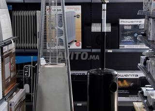 Pyramide chauffante marron à gaz