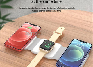 Power bank, chargeur magnétique 3 en 1 