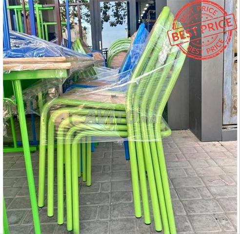 mobilier de formation en stock chaise écritoire  - 2