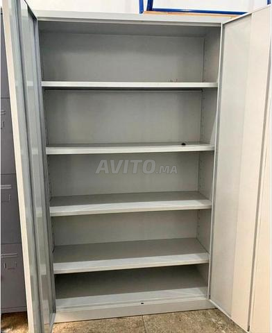 Armoire métallique haute a deux portes battante @
