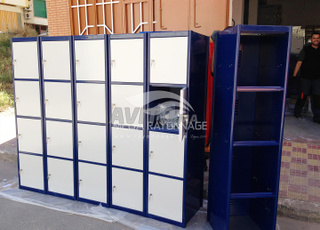 Vestiaires modulaires solides et élégants ✔️. 