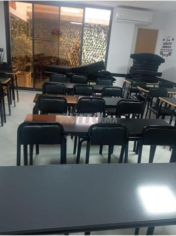 Table scolaire individuelle en bois à El Jadida - 2