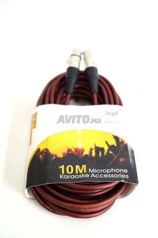 Câble XLR mâle vers XLR femelle 10m - JIAN FA