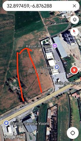 Terrain à vendre à Khouribga sur la route nationale numéro 12