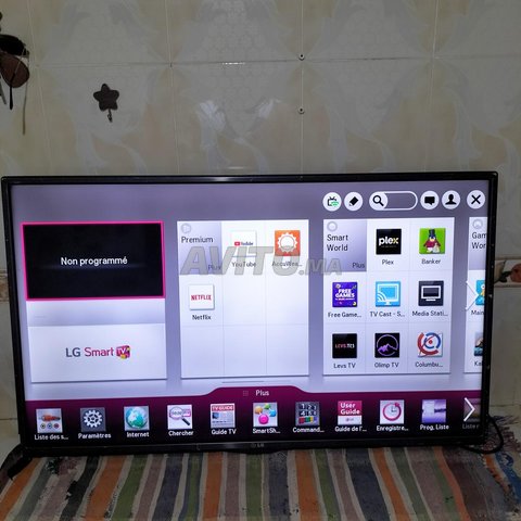 tv smart LG 43 pousse 