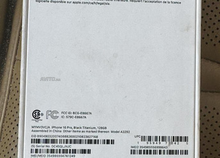 iPhone 16 Pro 128 Go Noir Titane