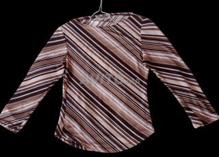 Top à manches longues orné de lignes élégantes