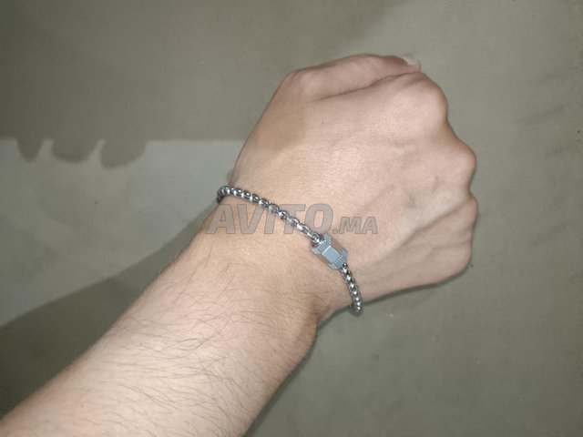 Bracelet Fossil acier inoxydable pour homme