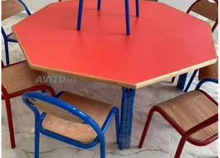 Table Scolaire Pupitre Rangement