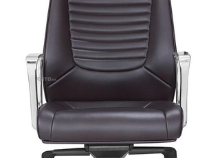 Chaise président en simili cuir avec accoudoirs réglables