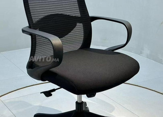 Chaise visiteur ensimili cuir luge chromé\fauteuil