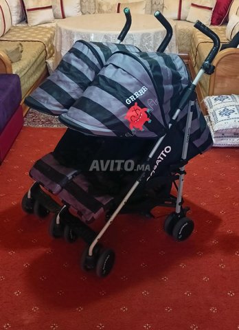 poussette jumeaux double