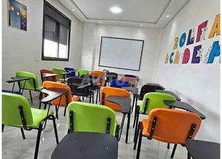 Chaise Semi Métallique Sans Avec Écritoire À Salé