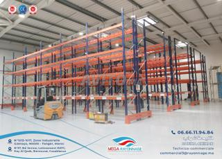 Rayonnage lourd – Aménagement entrepôt Maroc