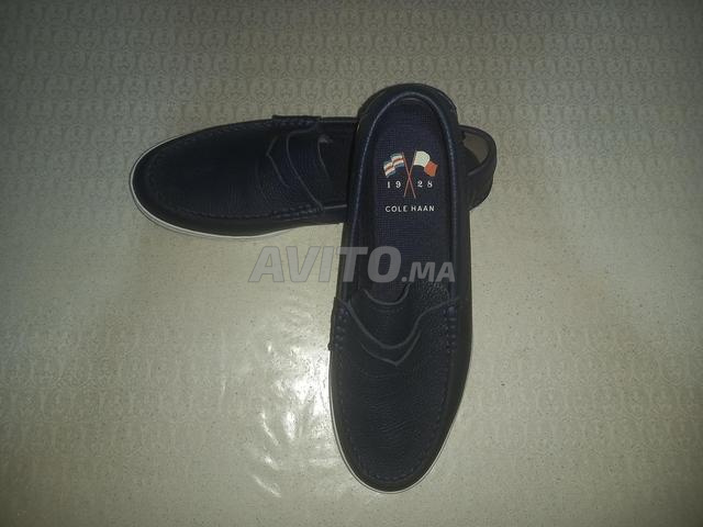 Nouveaux mocassins en cuir bleu pour hommes Cole Haan Nantucket