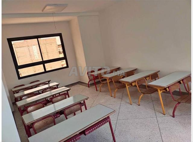 Chaise Écolier Avec Écritoire Et Table