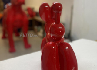 كلب بالون 48 سم أحمر