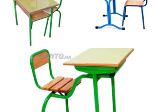Tables et chaises pour scolaires à Mohammedia