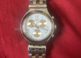 montre femme swatch irony chronograph