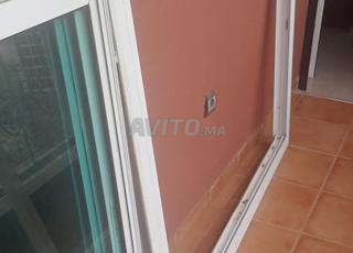 deux fenetres allum coulissante blanc