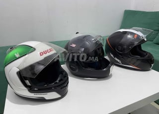 Des casques moto importés de l'Europe