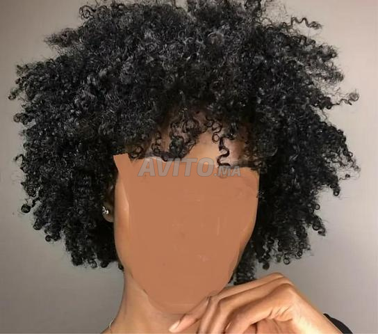 Perruque cheveux humain sans colle.