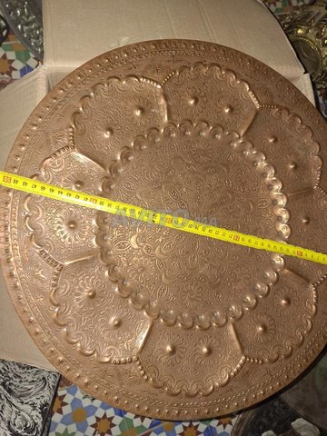 Plateau en cuivre lourd