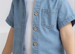 جاكيت جين للأطفال من تمو - الحجم 3-4 سنوات 💙✨️