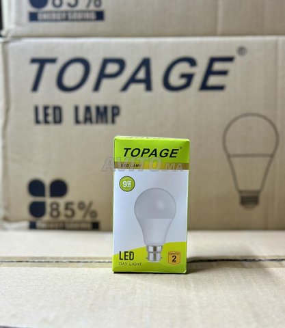 Lampe LED TOPAGE 9W-65W B22 E27 Gros Maroc