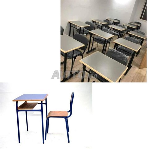 معدات مدرسية للبيع: طاولات وكراسي