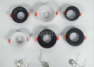 سبوت PVC قابل للتوجيه أبيض أسود LED جملة المغرب